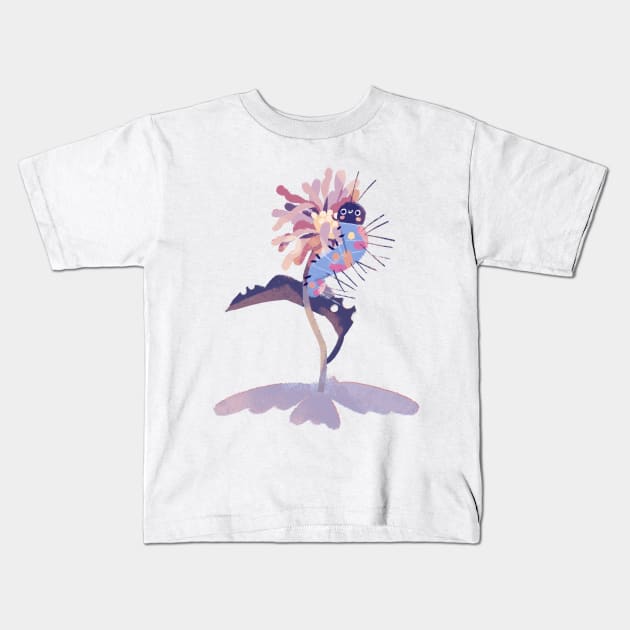 The Early Worm Kids T-Shirt by Nina Nill